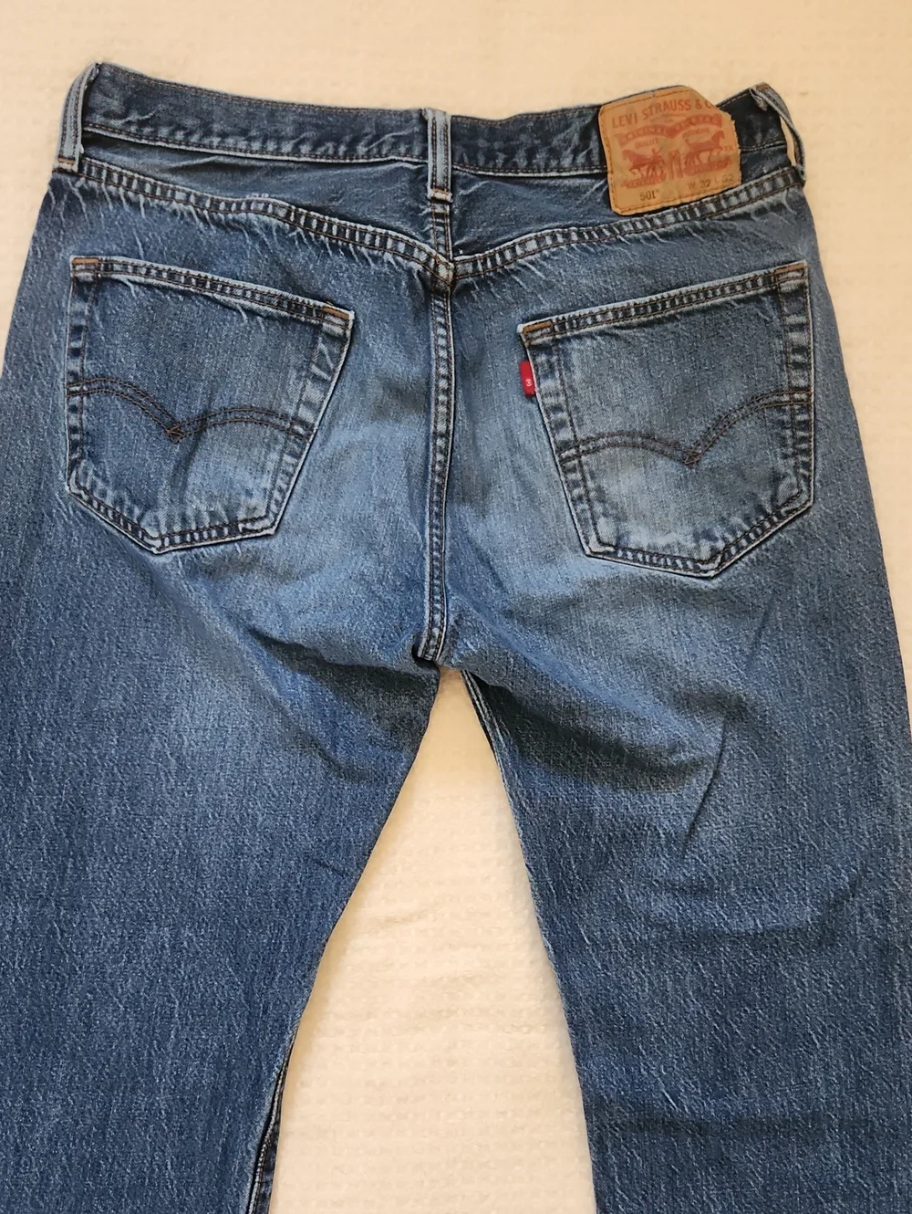 Levi's 501 Men's Dark Blue Straight Jeans 32x32